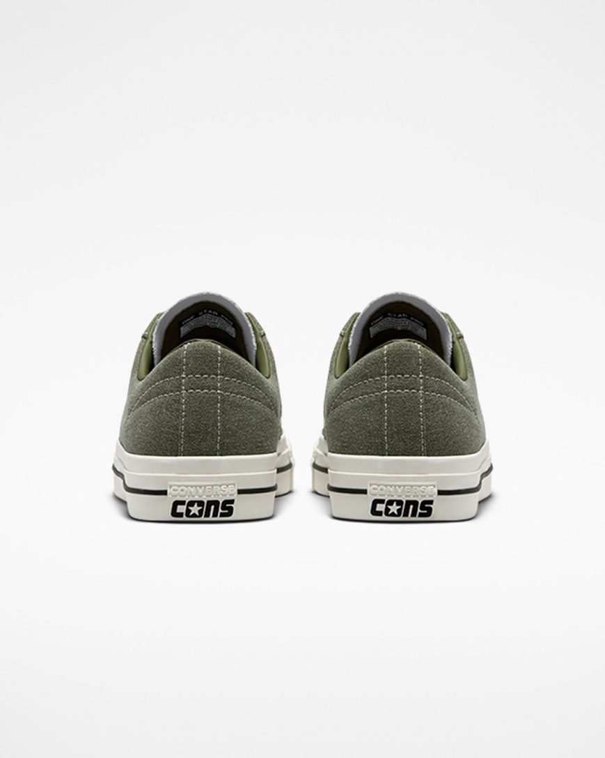 Dámské Skate Boty Converse CONS One Star Pro Heavyweight Platene Olivy Zelené Černé | CZ NPUQ43